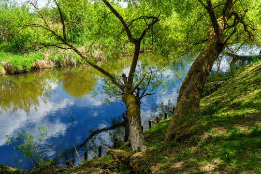 Bulwary im. Wiktora Wołkowa nad rzeką Supraśl w Supraślu, Podlasie