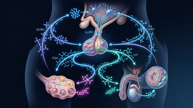 Unveiling the intricate hormonal ballet governing human reproduction pathways in both male and female bodies