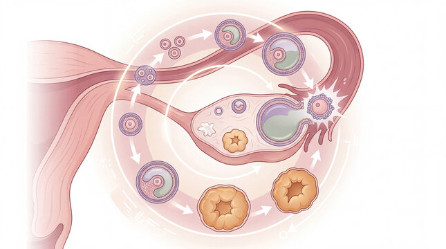 Unveiling the dynamic dance of follicular growth and ovulation within the human ovary, a vital aspect of reproductive biology