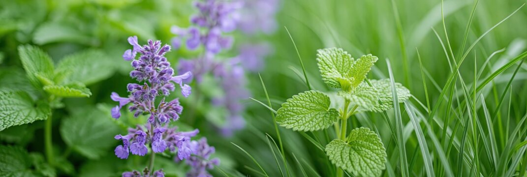catnip and cat grass - fresh and natural feline-friendly plants