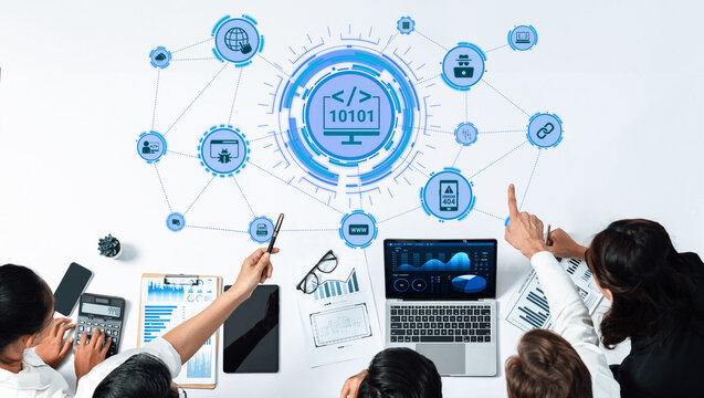 Software development with coding overlays, programming languages, developer tools, mobile app creation, and advanced programming for digital product development and software solutions. Entice