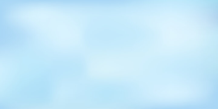 Clear Sky Blue Background with White Clouds Vector