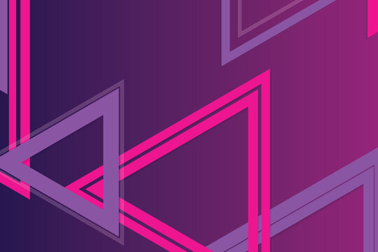 Geometric triangle pattern with pink and purple gradient background, triangles
