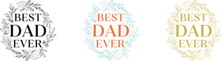 Happy Fathers day vector background © Fahmida