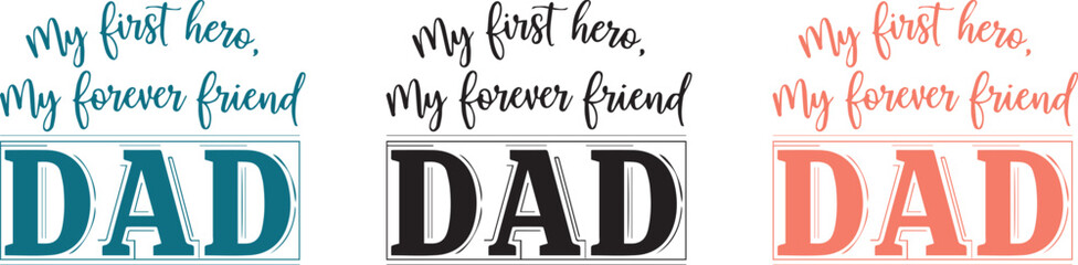 Happy Fathers day vector background © Fahmida