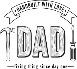 Happy Fathers day vector background © Fahmida