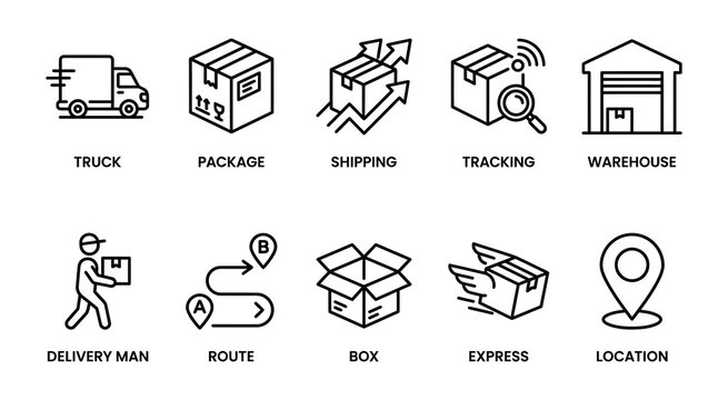 Modern  Icon Set Design Template