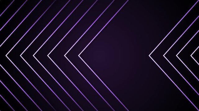 Chevron geometric background animation, Abstract background with chevron lines forming mirrored arrow shapes pointing to center