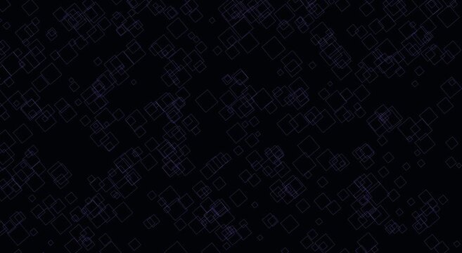 Abstract purple square pattern motion animation background, for digital