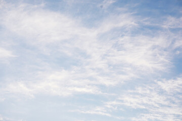 Fototapeta premium Sky landscape with clouds in pastel colors