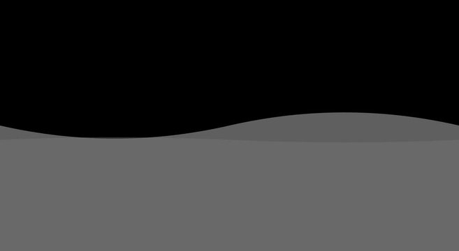 Abstract silver wave motion background: smooth metallic flowing animation