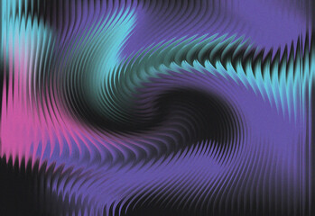 Obraz premium Abstract Neon Wave Flow Background