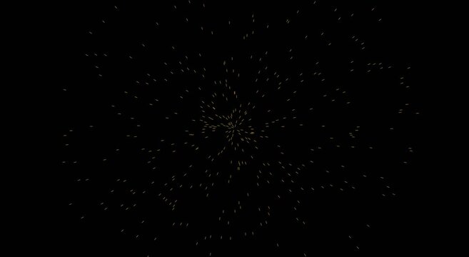 Abstract warp speed light trails animation background, for futuristic motion