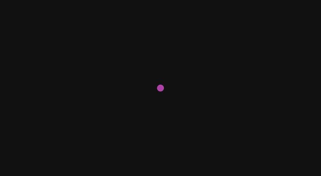 Animated spiral motion with pulsing geometric circles and dots animation