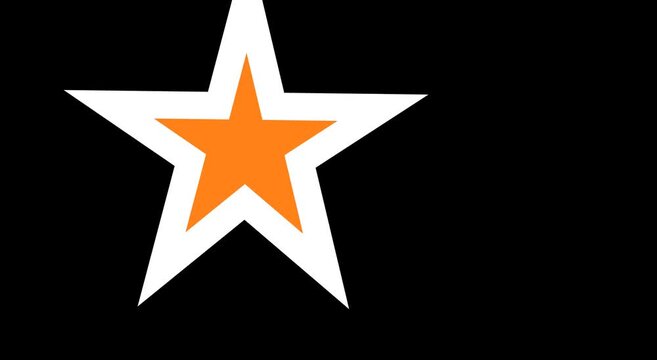 Animated star motion animation background, with dynamic scaling effect