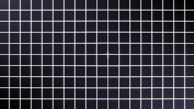 White multidimensional warping grid over dark gradient