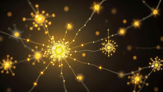Decentralized energy network concept abstract distributed power infrastructure background