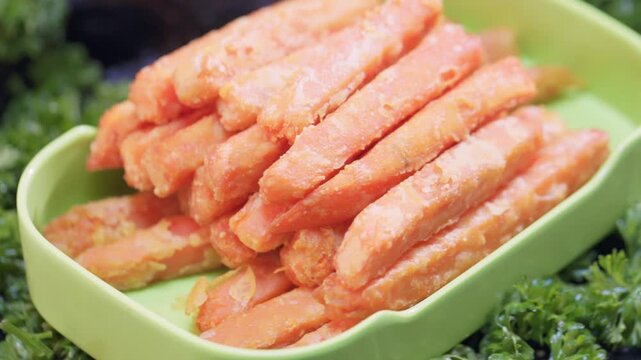 Fried Golden Sweet Potato Fries