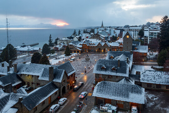 inverno com neve e frio em Bariloche Argentina 