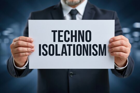 Expert Discussing the Concept of Techno-Isolationism