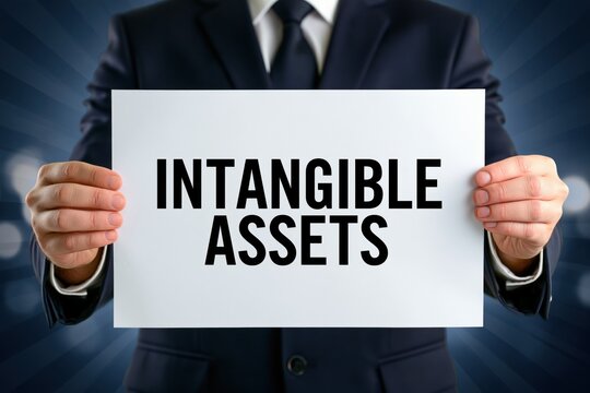 Accountant Explaining the Value of Intangible Assets