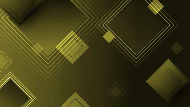 Geometric gradient background animation, Abstract geometric background with overlapping translucent squares and gradients