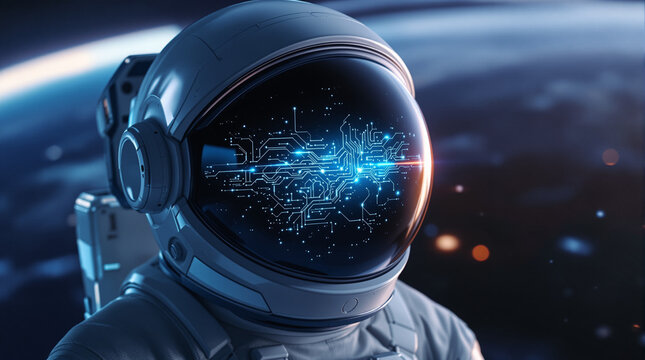 space station in space