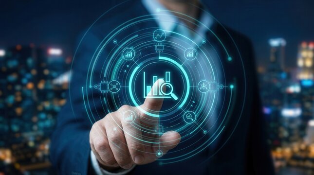 Predictive analytics and data visualization for business forecasting and future performance.