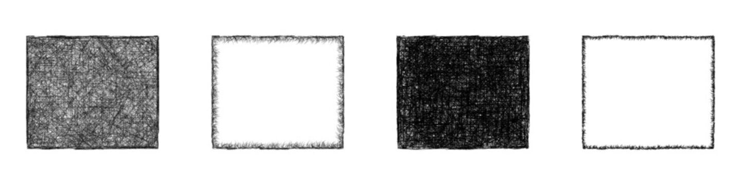 Monochrome sketch Sherman County (Kansas) outline map design set