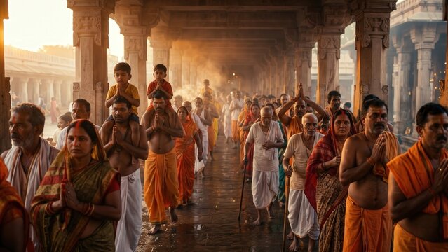 Shravan Somwar Devotees at Mahakaleshwar Temple &ndash; Ujjain Pilgrimage Crowd