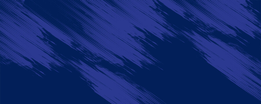 Dots halftone white and blue color pattern gradient grunge texture background.