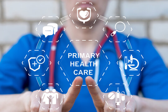 Concept of primary health care. Primary care public medicine.