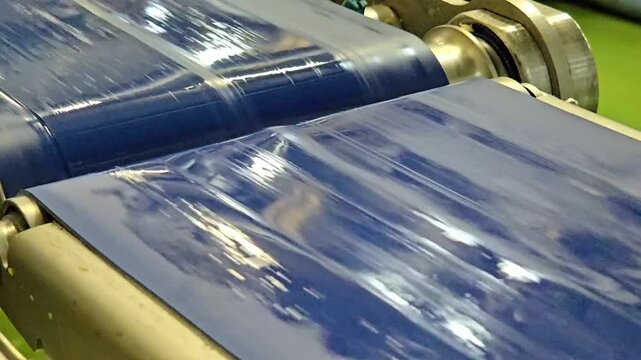 Laser Scanning Product On Automated Conveyor Belt Close Up