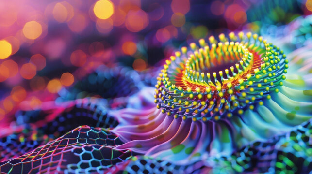 An indepth look at a small chiplike object intricately designed with magnetic materials and shape memory polymers. This miniature device has the ability to perform various