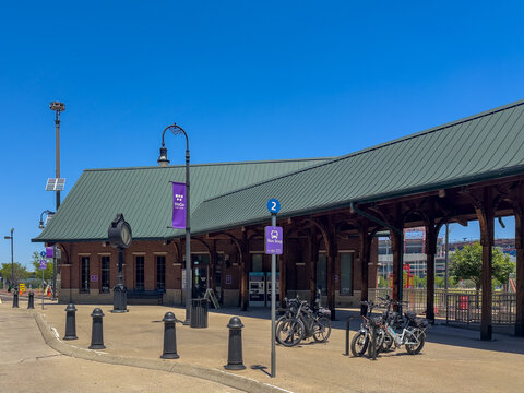 Riverfront Station in Nashville, Tennessee, on the Cumberland River that is the terminus for the WeGo Star train