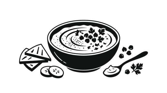Bowl of oatmeal with fruit and nuts.
