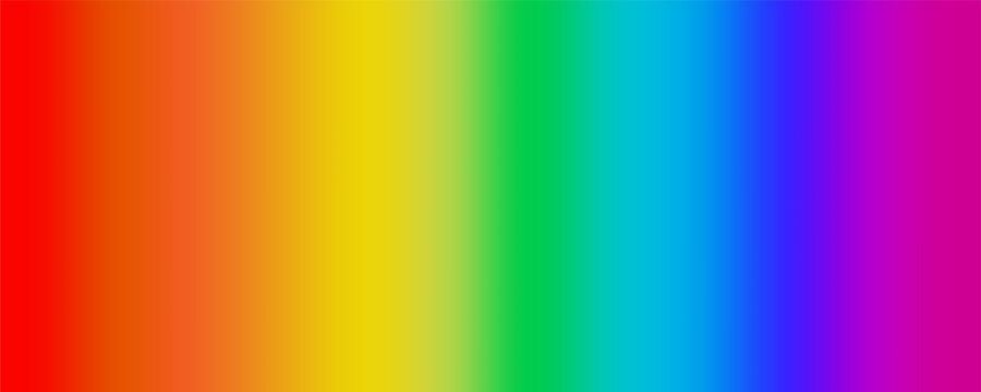 Rainbow RGB gradient background. Sun light ultraviolet spectrum. Dynamic abstract with with blurred bright rainbow gradient curve. Vector illustration