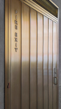 metal fire exit door
