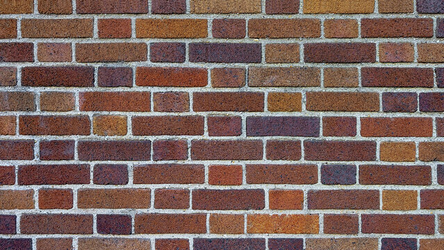 the old red brick wall