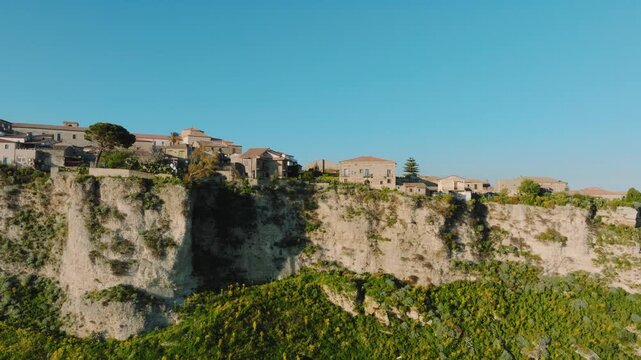 View of Gerace city the hamlet of the one hundred churches in Calabria