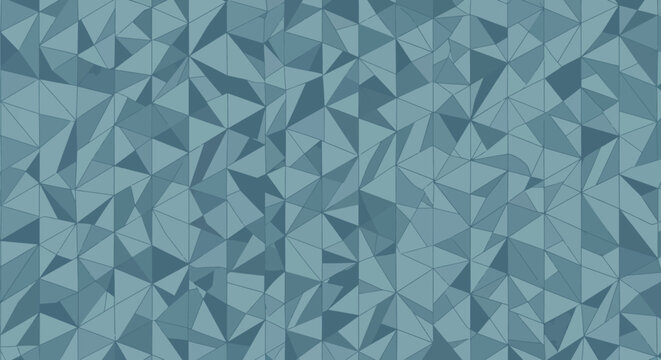 Abstract Geometric Pattern Background - Blue Low Poly Texture