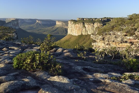 View from Table Mountain Pai Inacio, Chapada Diamantina, Lencois, Bahia, Brazil
