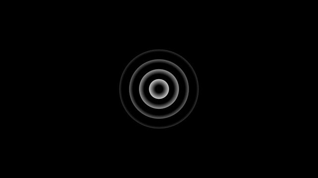 Abstract radio wave signal animation background  network tower produced radio wave concept.