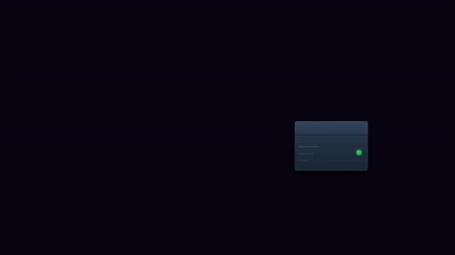 Bitcoin Transfer Animation to Digital Wallet