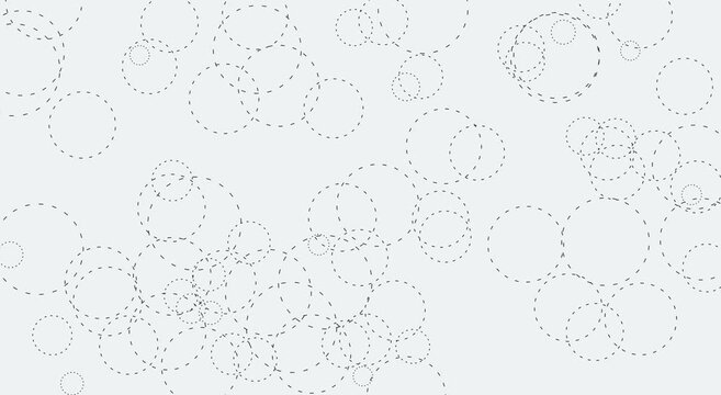 Minimalist animated dotted circles pattern animation background motion