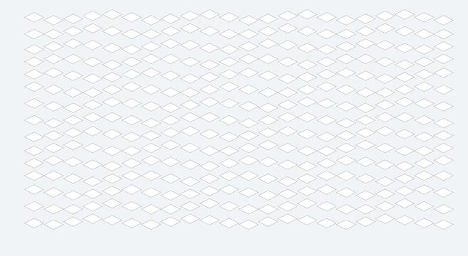 Minimalist animation white diamond pattern motion background, abstract geometric loop