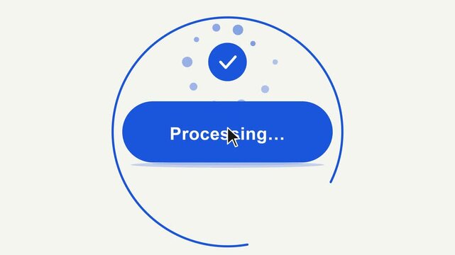 Pay Now Blue Button UI Element