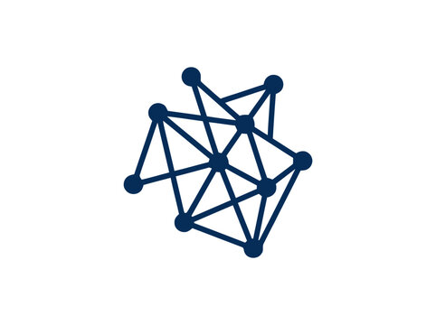 Network connections and relationships diagram.