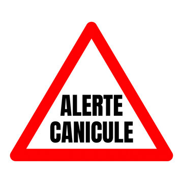 Symbole alerte canicule