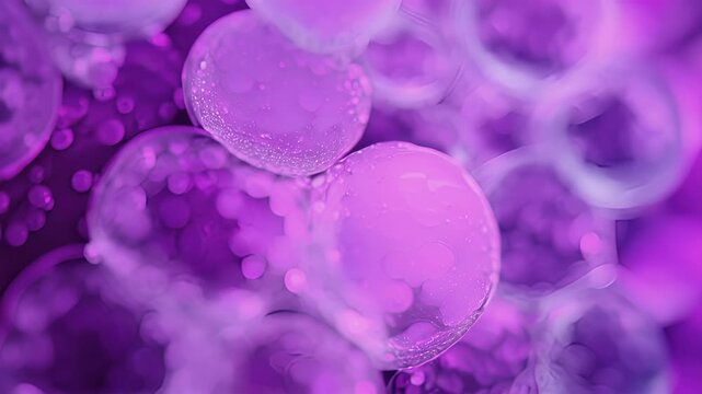 A zoomedin view of a group of thyroid cells capturing their distinct spindle shape and stacked arrangement crucial for efficient hormone production.